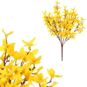 Floare artificială Ploaie de aur galbenă, 45 cm imagine