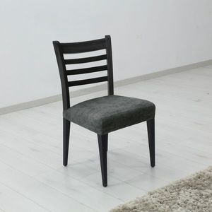 Husă extensibilă pentru scaun ESTIVELLA gri închis 40-50 cm, set 2 buc. imagine
