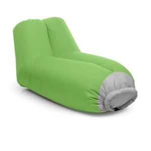 Blumfeldt Airchair, scaun gonflabil, 90x80x150cm, rucsac, lavabil, poliester, verde imagine