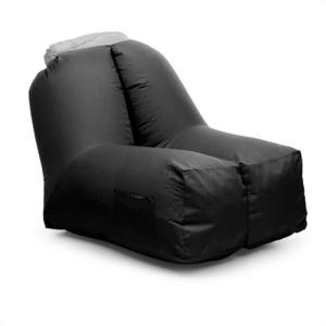 Blumfeldt Airchair , scaun gonflabil, 80x80x100cm, rucsac, lavabil, poliester, negru imagine
