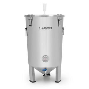 Klarstein Fermenting Cell, celula de fermentare, 30 l, tub de fermentare, termometru 304, oțel inoxidabil imagine