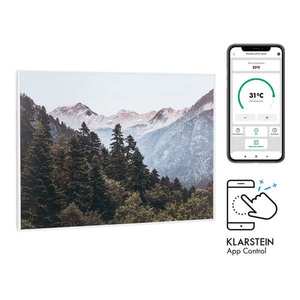 Klarstein Wonderwall Air Art Smart, încălzitor cu infraroșu, 80 x 60 cm, 500 W, aplicație, pădure imagine