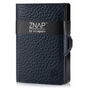 Slimpuro ZNAP, portofel subțire, 12 cărți, compartiment pentru monede, 8, 9 × 1, 8 × 6, 3 cm (L × Î × l), protecție RFID imagine
