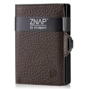 Slimpuro ZNAP, portofel subțire, 8 cărți, compartiment pentru monede, 8, 9 × 1, 5 × 6, 3 cm (L × Î × l), protecție RFID imagine