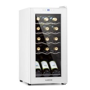 Klarstein Shiraz 15 Slim Uno, frigider pentru vin, 44 l, tactil, 135 W, 5 - 18 °C, negru imagine