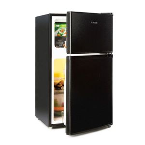 Klarstein Big Daddy Cool, frigider cu congelator, 61/26 litri, 40 dB, F, negru imagine