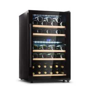 Klarstein Barossa 40D, răcitor de vinuri, 2 zone, 135 l, 41 de sticle, ușă de sticlă, tactil imagine