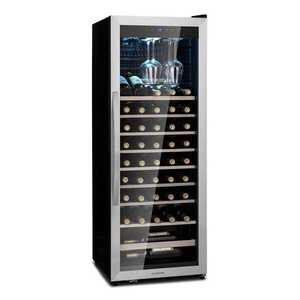 Klarstein Vticleinamour 46 Uno, frigider pentru vin, 1 zonă, 155 l/46 s, 4-18 °C, oțel inoxidabil imagine