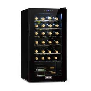 Klarstein Shiraz 28 Uno, frigider pentru vin, 74 litri, 28 sticle, panou de control tactil, 5-18°C imagine