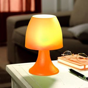 Lampă de masă cu 6 LED-uri, portocalie imagine