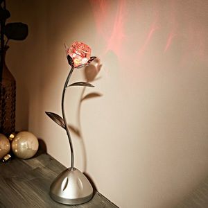 Lumină de trandafir cu LED-uri care schimbă culoarea imagine