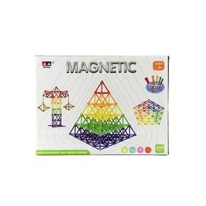 Set de construcții magnetice 200 buc imagine