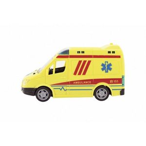 Mașină de ambulanță 20 cm pe volan cu sunet/lumină imagine