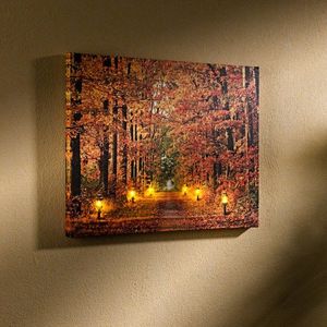 Imagine LED "Pădure de toamnă" imagine