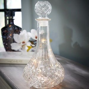 Decantor de sticlă cu LED, transparent imagine