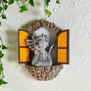 Relief de perete "Dragon în fereastră" imagine