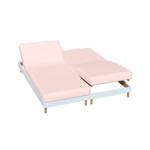 Cearșaf elastic de culoare solidă pentru pat extensibil, adâncimea colțului 26 cm imagine