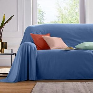 Husă de canapea din in de culoare solidă Colombine imagine