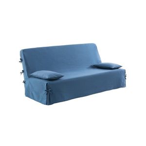 Husă de canapea în culoare solidă clic-clac, pânză bachette imagine