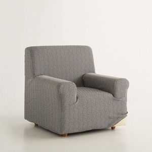 Husă elastică pentru scaune și canapele cu model grafic jacard imagine
