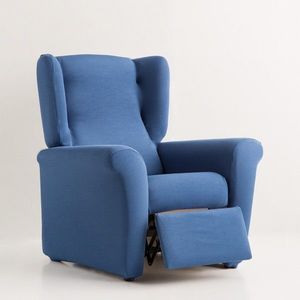 Husă pentru scaun de culoare solidă, flexibilă, cu două fețe imagine
