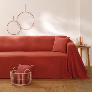 Cuvertură de canapea din in uni Colombine, într-o singură culoare imagine