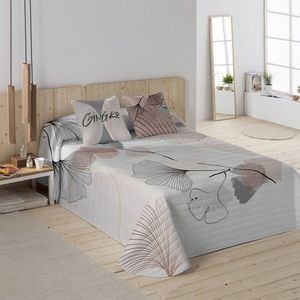 Cuvertură de pat matlasată cu imprimeu Ginkgo imagine