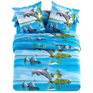 Lenjerie de pat Dolphin, policotonă imagine