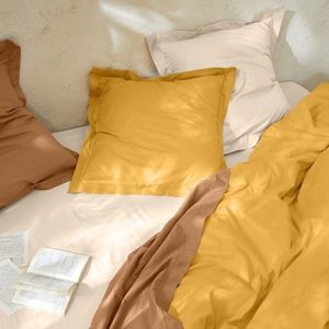 Lenjerie de pat în culori solide, din bumbac imagine