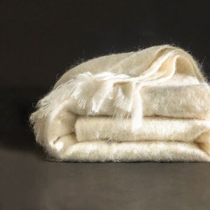 Pătură din lână mohair Angora imagine