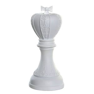 Figurina sah King alb 25 cm imagine