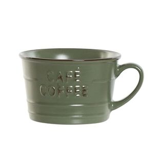 Cana Vintage Mornings din ceramica verde 420 ml imagine