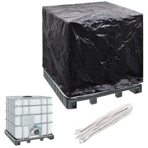 vidaXL Husă pentru container IBC cu 8 ocheți, 116x100x120 cm imagine