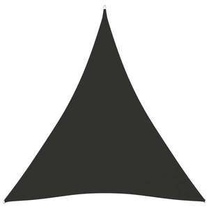 vidaXL Parasolar, antracit, 5x6x6 m, țesătură oxford, triunghiular imagine