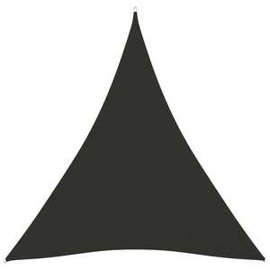 vidaXL Parasolar, antracit, 4x5x5 m, țesătură oxford, triunghiular imagine