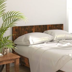 vidaXL Tăblie de pat, stejar afumat, 160x1, 5x80 cm, lemn compozit imagine