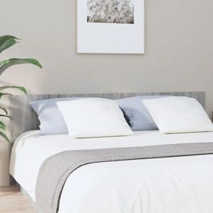 vidaXL Tăblie de pat, gri sonoma, 200x1, 5x80 cm, lemn compozit imagine