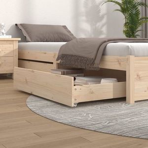 vidaXL Sertare pentru pat, 2 buc., lemn masiv de pin imagine