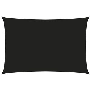 vidaXL Parasolar, negru, 2, 5x4, 5 m, țesătură oxford, dreptunghiular imagine