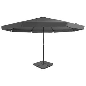 Umbrelă de exterior cu bază portabilă, antracit imagine