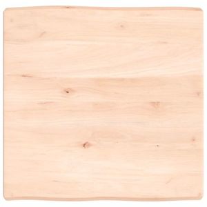 vidaXL Blat masă 60x60x(2-6) cm lemn stejar netratat contur organic imagine