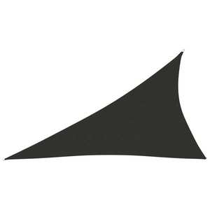 vidaXL Pânză parasolar antracit 3x4x5 m țesătură oxford triunghiular imagine