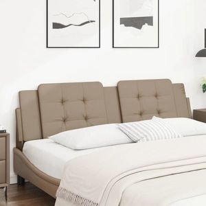 vidaXL Pernă pentru tăblie pat, cappuccino, 180 cm, piele artificială imagine