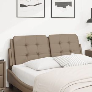vidaXL Pernă pentru tăblie de pat, cappuccino 140 cm piele artificială imagine