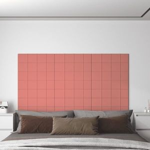 vidaXL Panouri de perete 12 buc. roz 60x30 cm catifea 2, 16 m² imagine