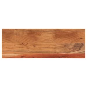 vidaXL Blat de masă 80x20x3, 8 cm dreptunghiular lemn masiv de acacia imagine