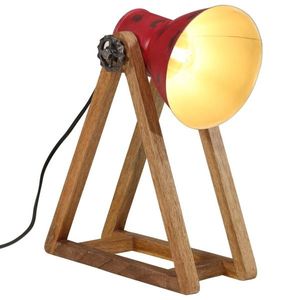 vidaXL Lampă de birou 25 W, roșu uzat, 30x17x40 cm, E27 imagine