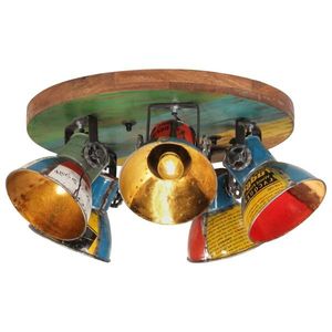 vidaXL Lampă de tavan 25 W, multicolor, 50x50x25 cm, E27 imagine