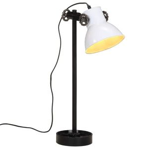 vidaXL Lampă de birou, alb, 15x15x55 cm, 25 W, E27 imagine