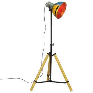 vidaXL Lampă de podea 25 W, multicolor, 75x75x90-150 cm, E27 imagine